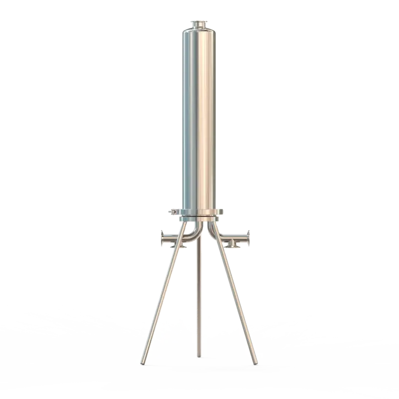 Kerzenfiltergehäuse - Edelstahl - SN-AL 1 plätzig, 20 Zoll, Code 7 SN-AL-1-20-C7-1"TC