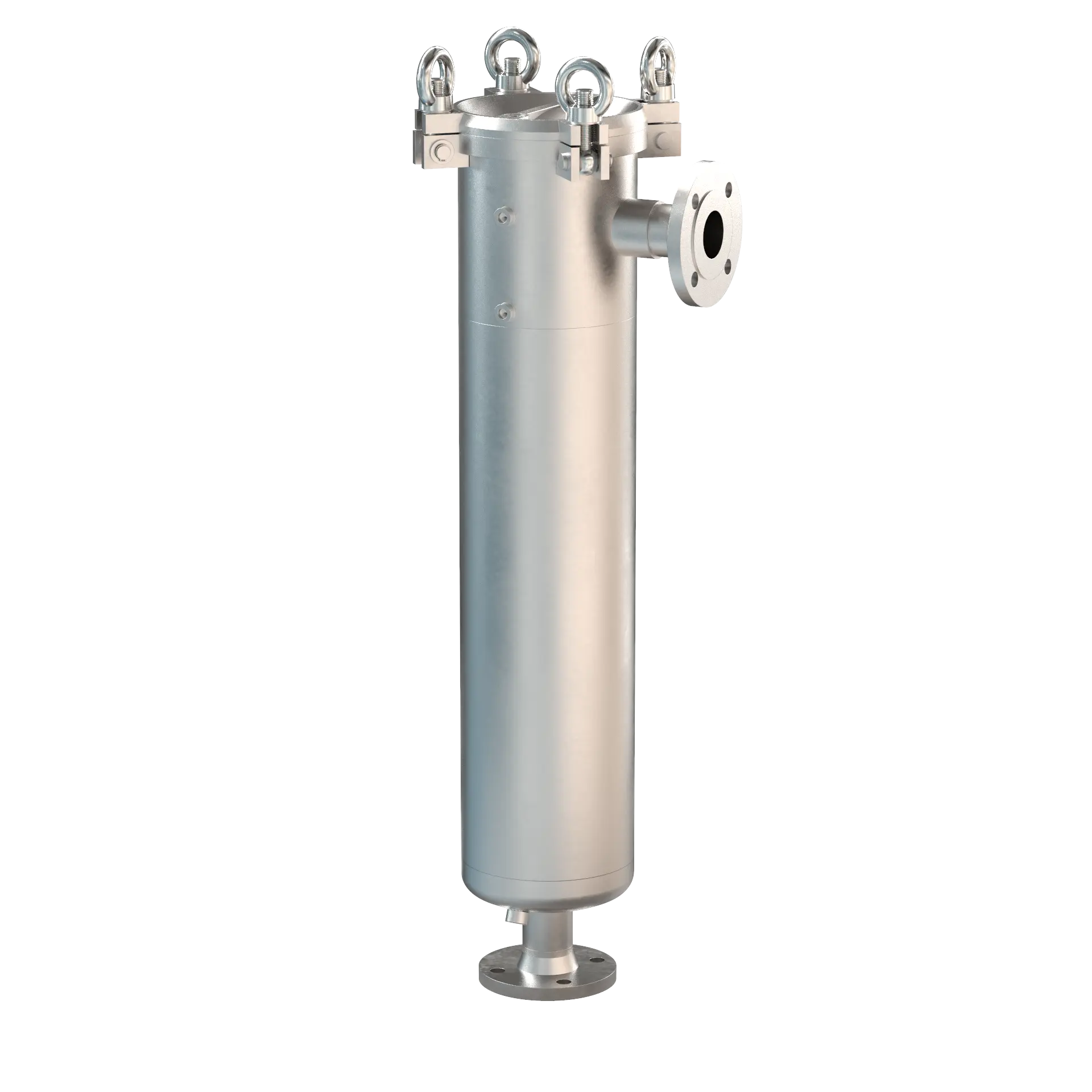 Beutelfiltergehäuse - Edelstahl - BFG-N - BFG-N-2(S-F)-DN50 BFG-N-2F-DN50-SU