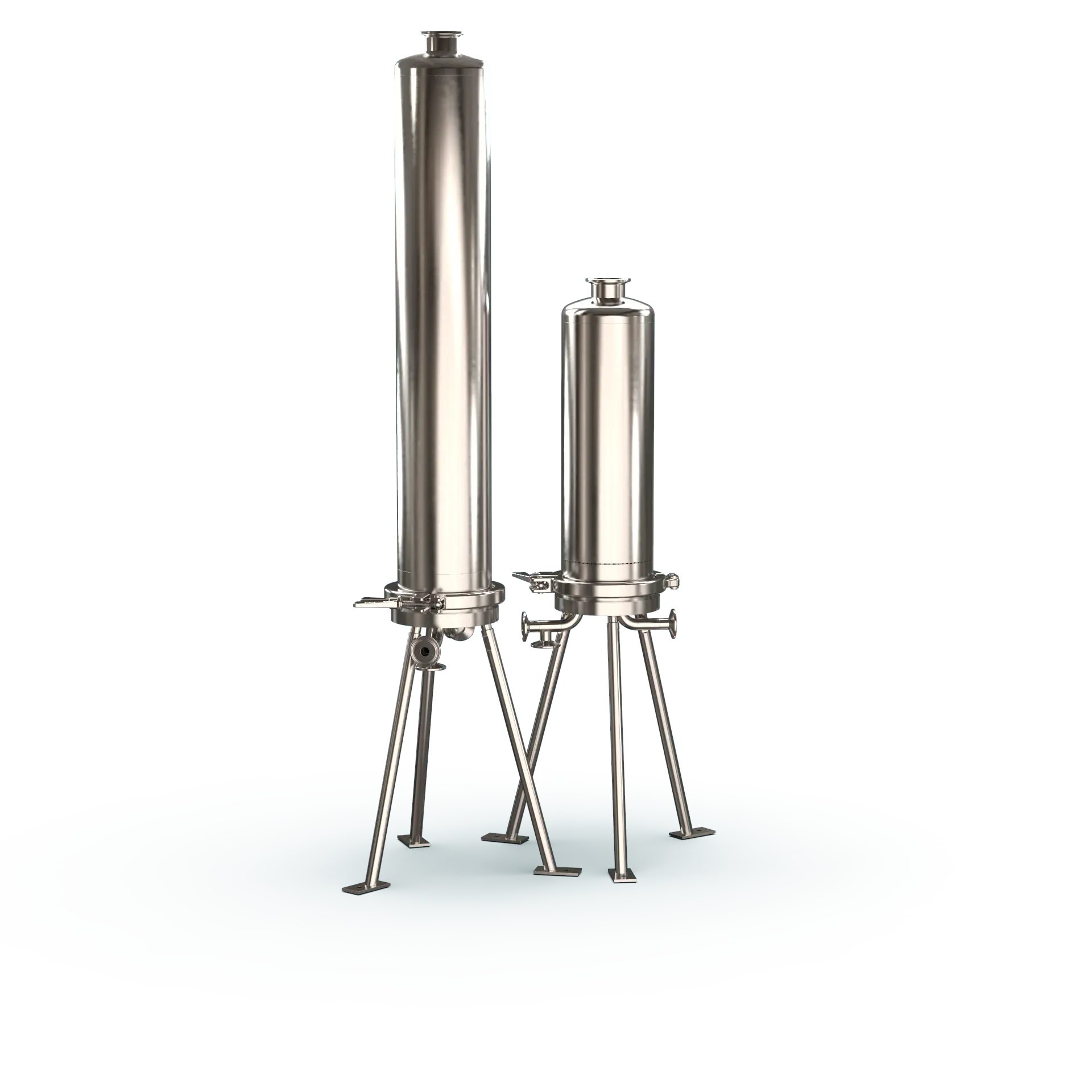 Kerzenfiltergehäuse - Edelstahl - SN-AL SN-AL-5-20-C7-2"TC