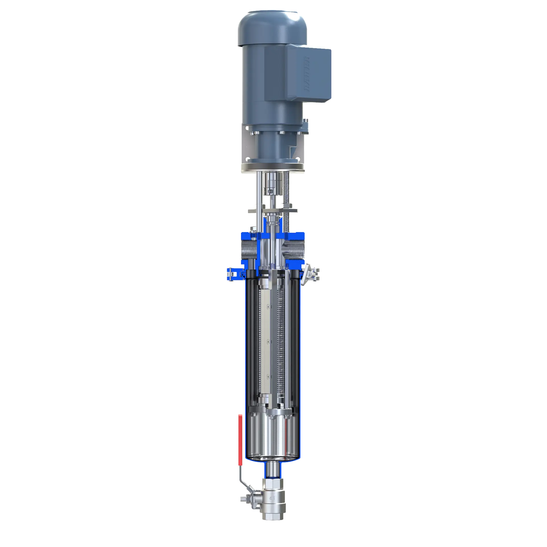 Kantenspaltfilter - AS50 Schnitt Kantenspaltfilter AS50/1