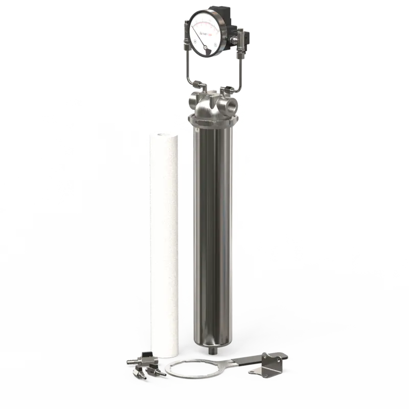 Kerzenfiltergehäuse - Edelstahl - 5100001 KF-8 VDI 6044 | KF-8 Anlagenvolumen 4-8 m³