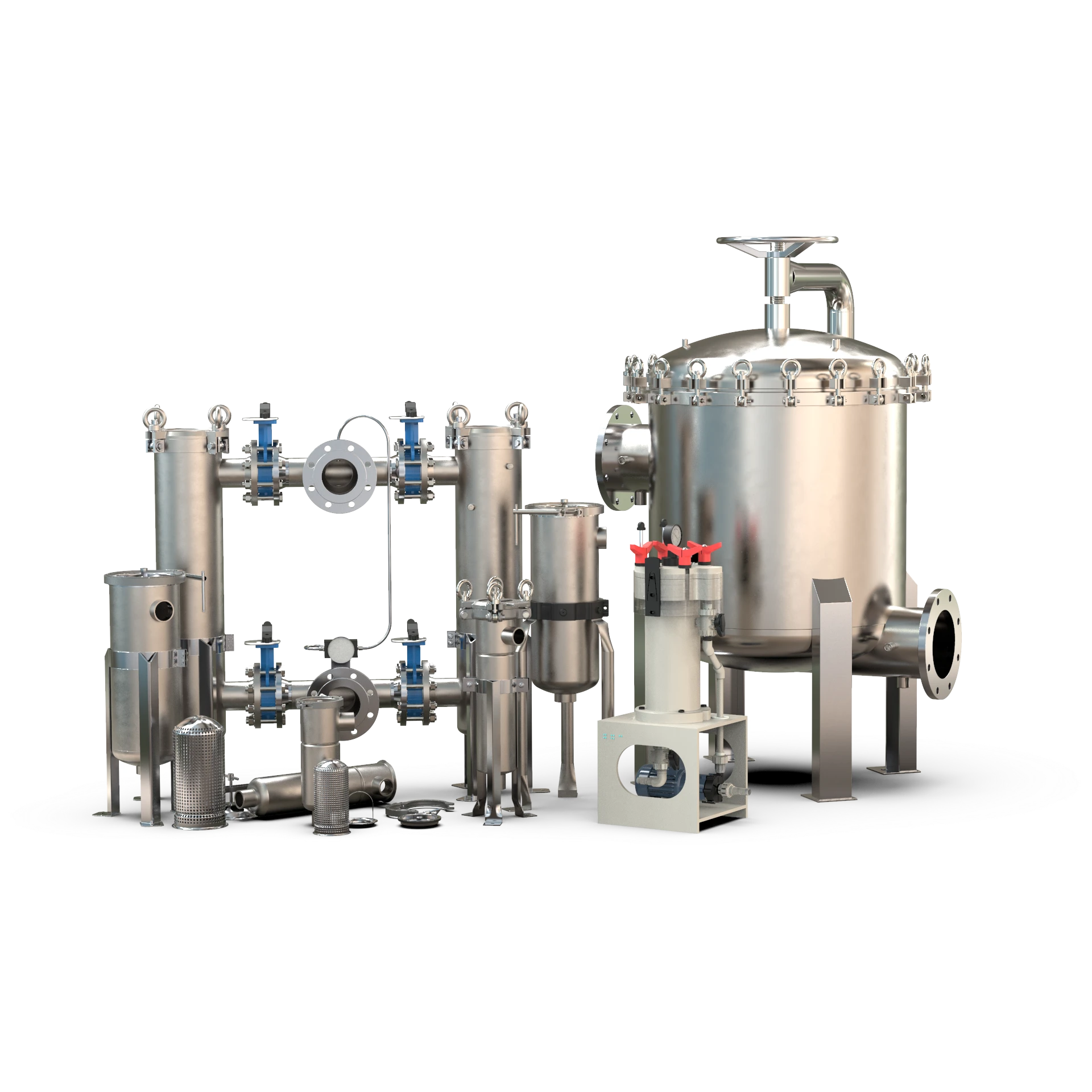 FilterSelectPro - Beutelfiltergehäuse Edelstahl Beutelfiltergehäuse