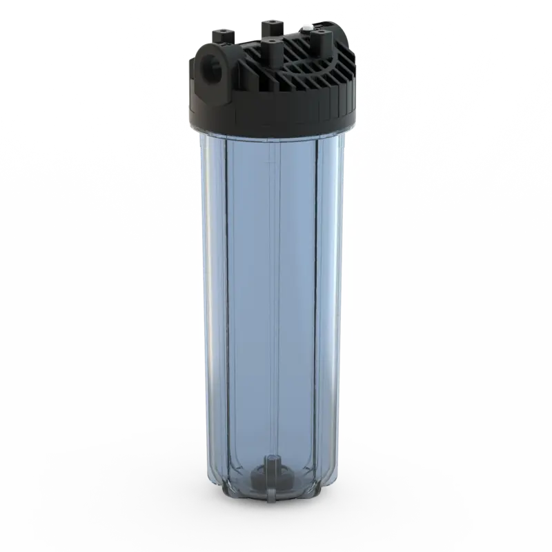 Filtergehäuse 20 Big Blue | Transparent | inkl. Filterschlüssel & Montageplatte Filtergehäuse 20 Big Blue | Transparent | inkl. Filterschlüssel & Montageplatte